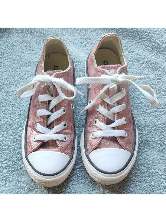 Converse Other - Pink and White Low-Top Sneakers